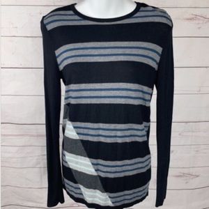 Halogen Cashmere Blend Pullover Sweater Long Slv